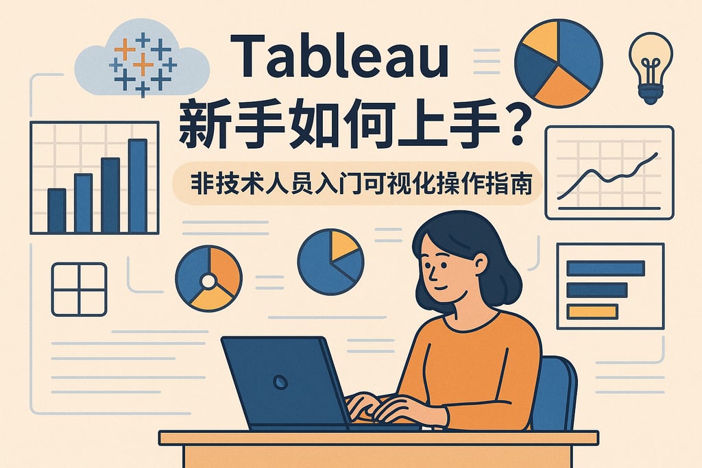 Tableau新手如何上手？非技术人员入门可视化操作指南