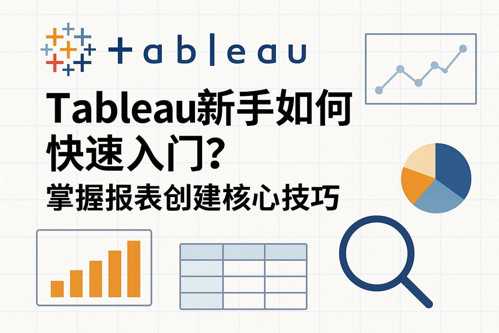 Tableau新手如何快速入门？掌握报表创建核心技巧。