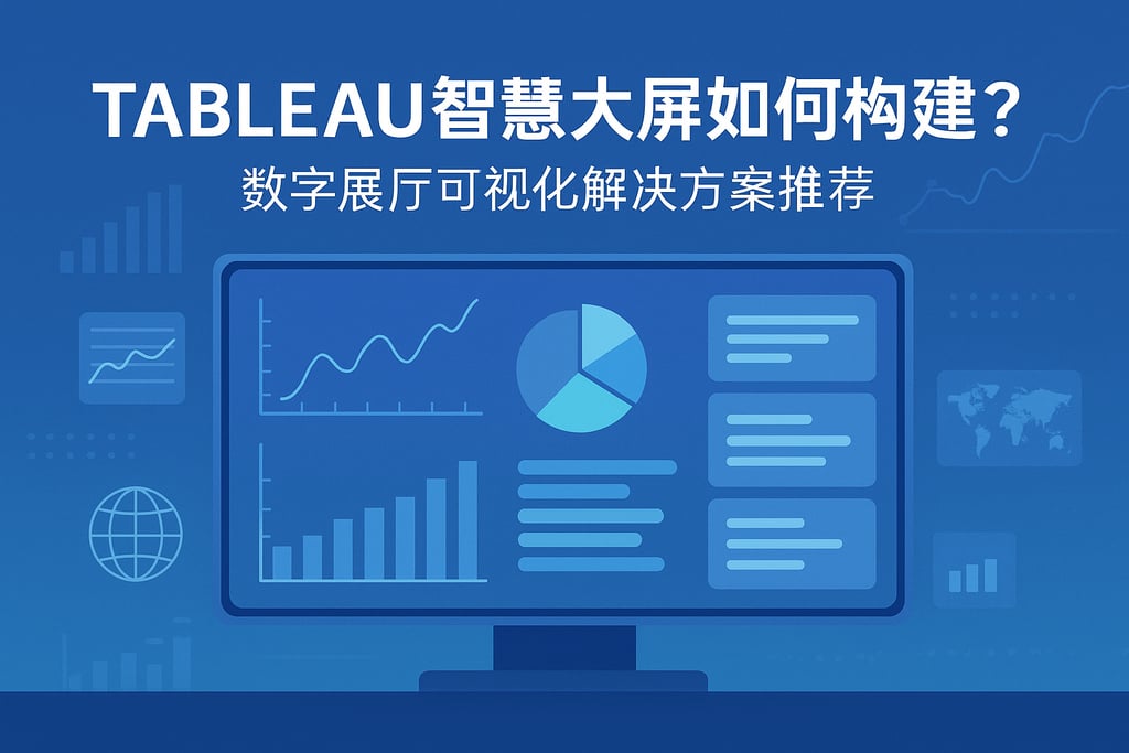 Tableau智慧大屏如何构建？数字展厅可视化解决方案推荐