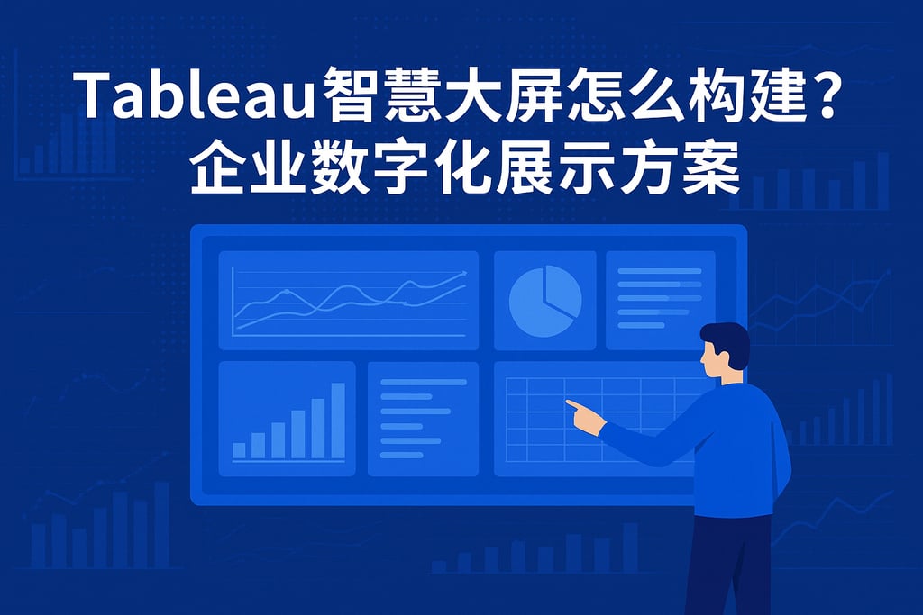 Tableau智慧大屏怎么构建？企业数字化展示方案