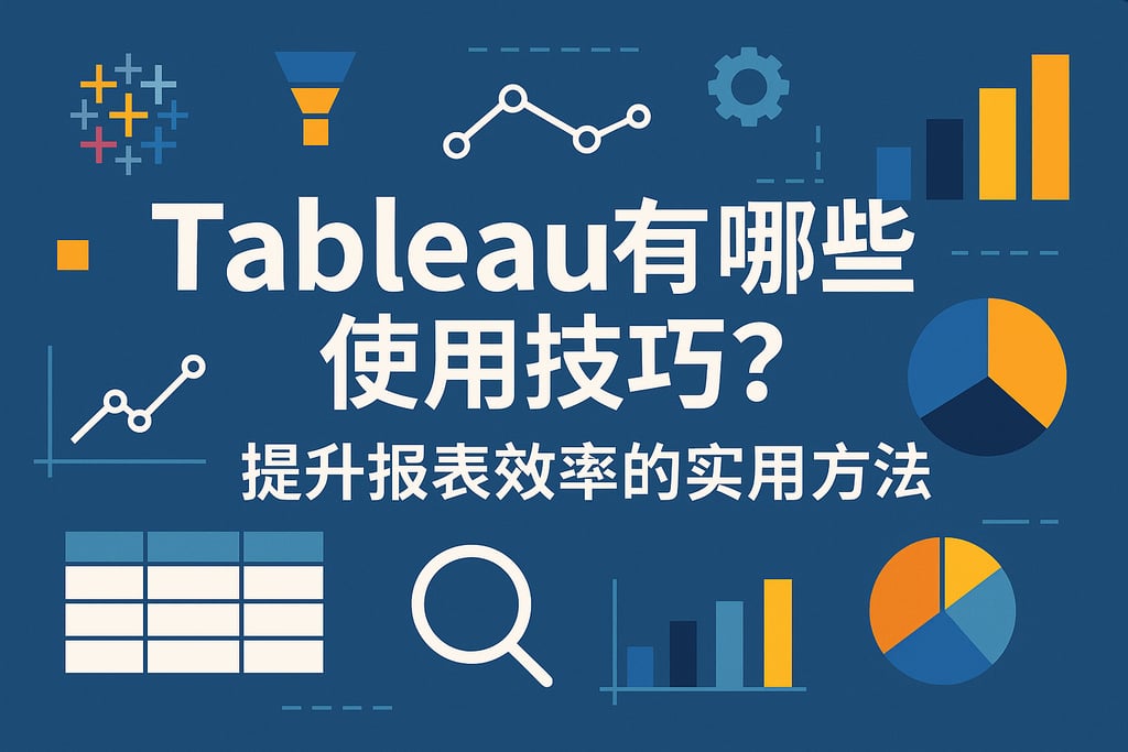 Tableau有哪些使用技巧？提升报表效率的实用方法
