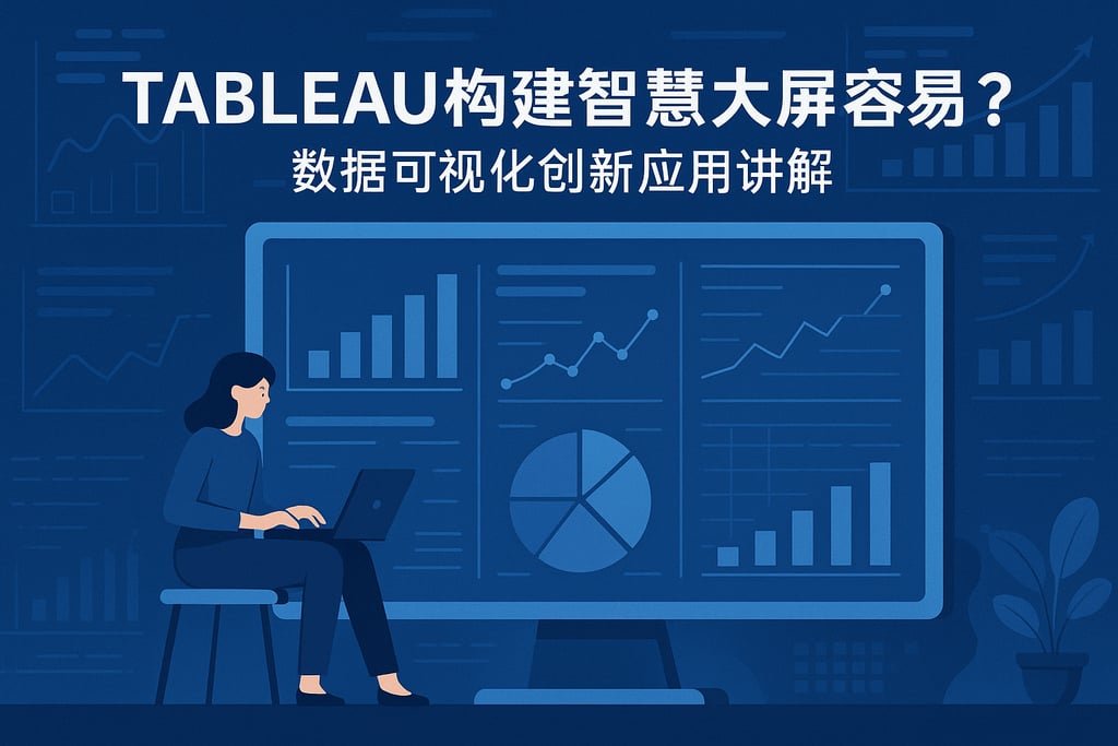 Tableau构建智慧大屏容易吗？数据可视化创新应用讲解