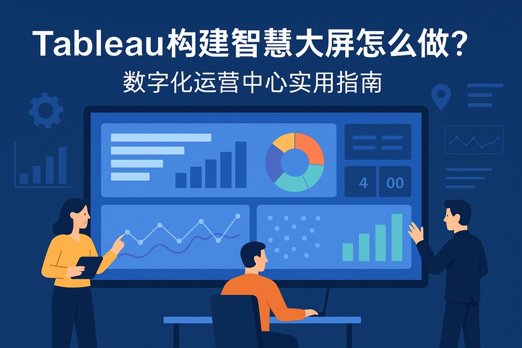 Tableau构建智慧大屏怎么做？数字化运营中心实用指南