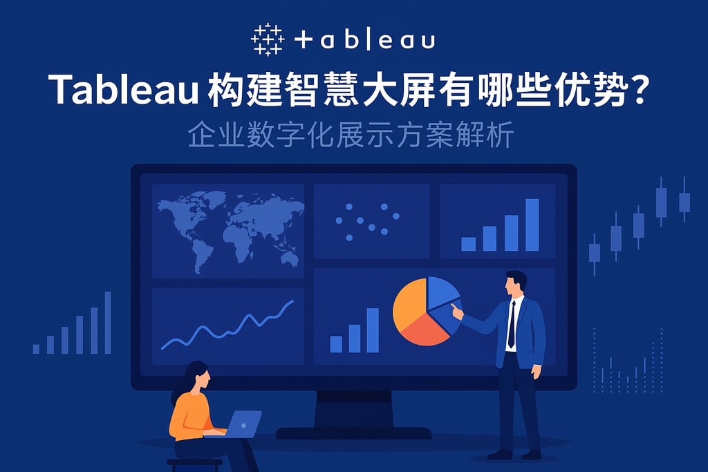 Tableau构建智慧大屏有哪些优势？企业数字化展示方案解析