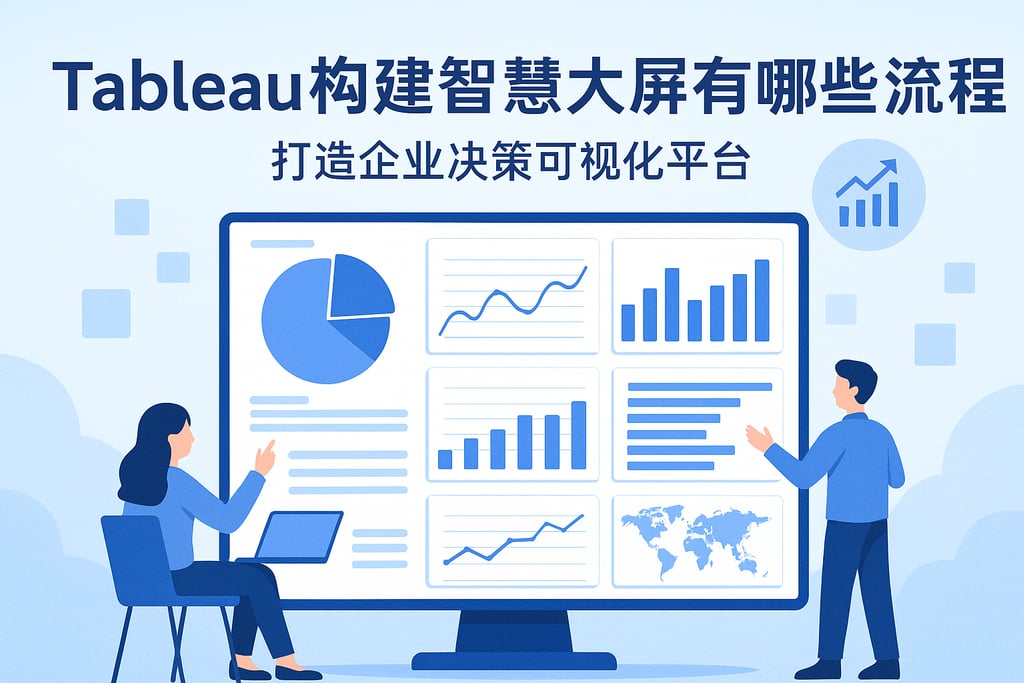Tableau构建智慧大屏有哪些流程？打造企业决策可视化平台。
