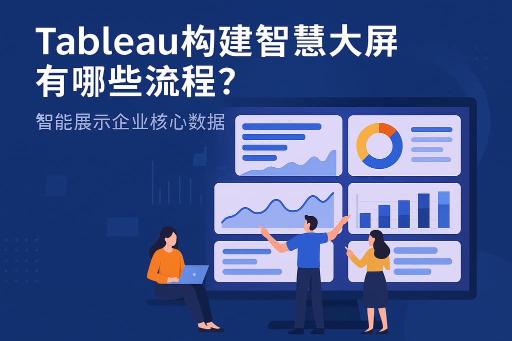 Tableau构建智慧大屏有哪些流程？智能展示企业核心数据