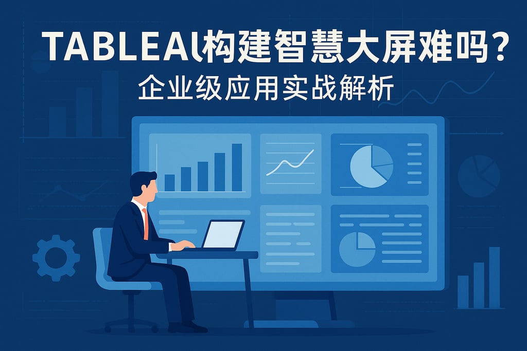 Tableau构建智慧大屏难吗？企业级应用实战解析