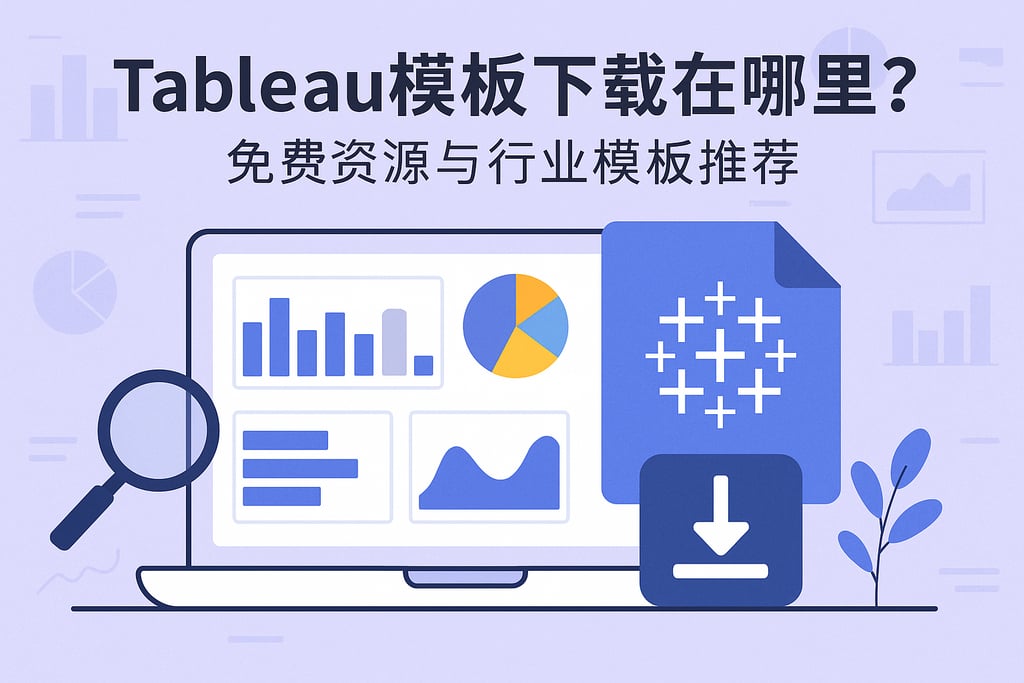 Tableau模板下载在哪里？免费资源与行业模板推荐
