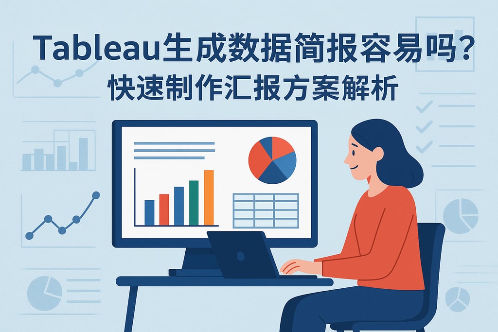 Tableau生成数据简报容易吗？快速制作汇报方案解析