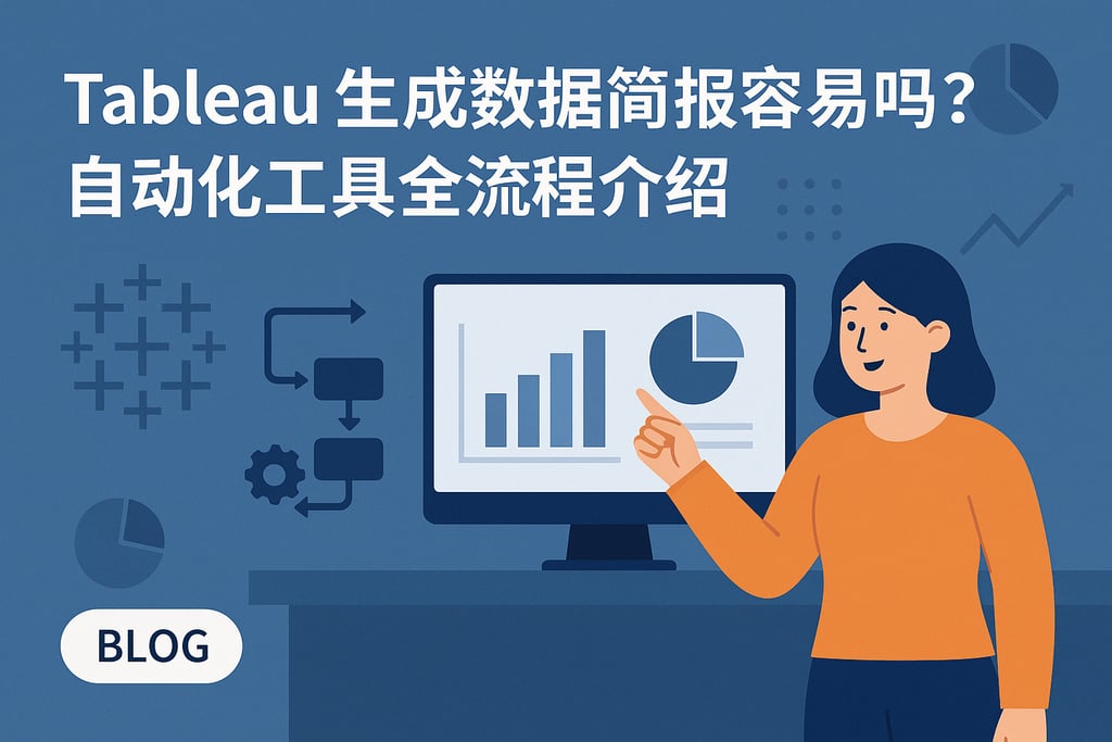 Tableau生成数据简报容易吗？自动化工具全流程介绍