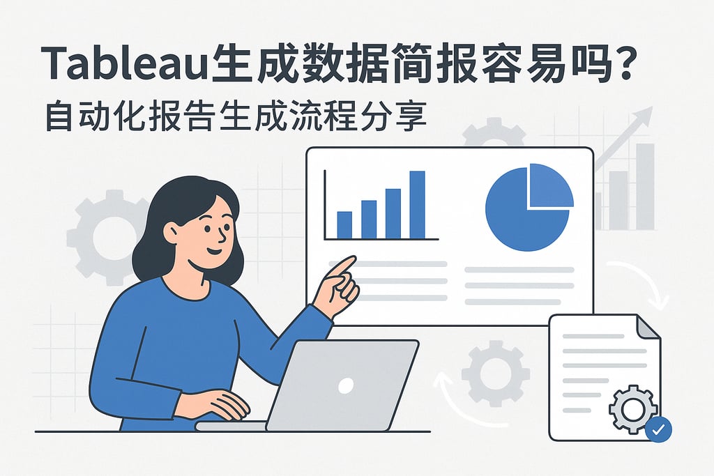 Tableau生成数据简报容易吗？自动化报告生成流程分享