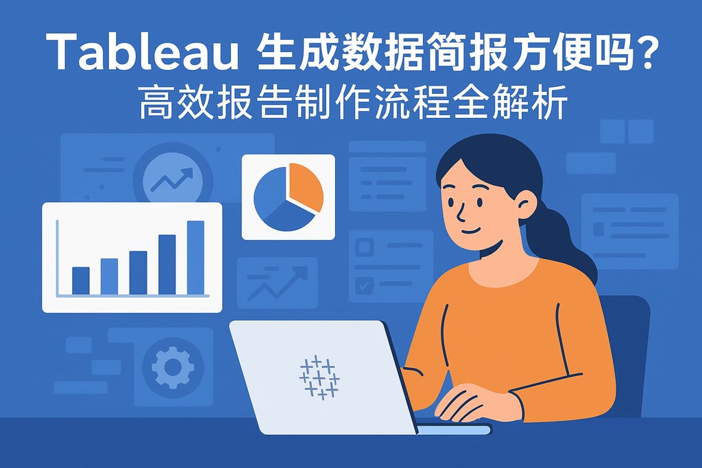 Tableau生成数据简报方便吗？高效报告制作流程全解析