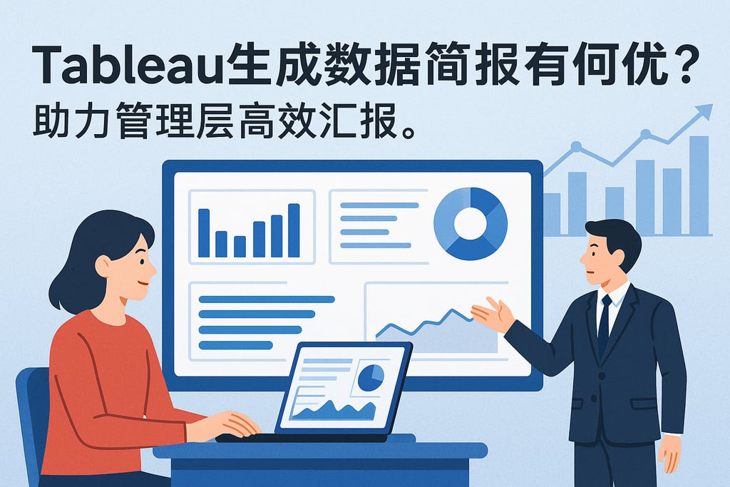 Tableau生成数据简报有何优势？助力管理层高效汇报。