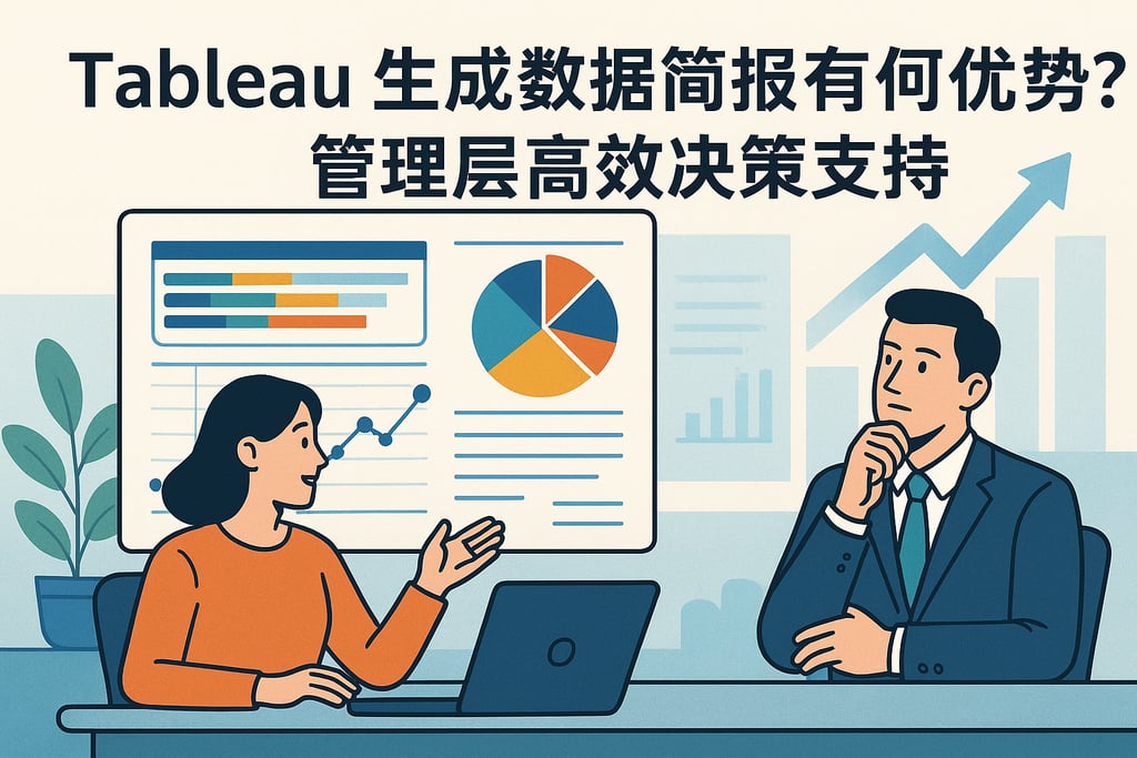 Tableau生成数据简报有何优势？管理层高效决策支持