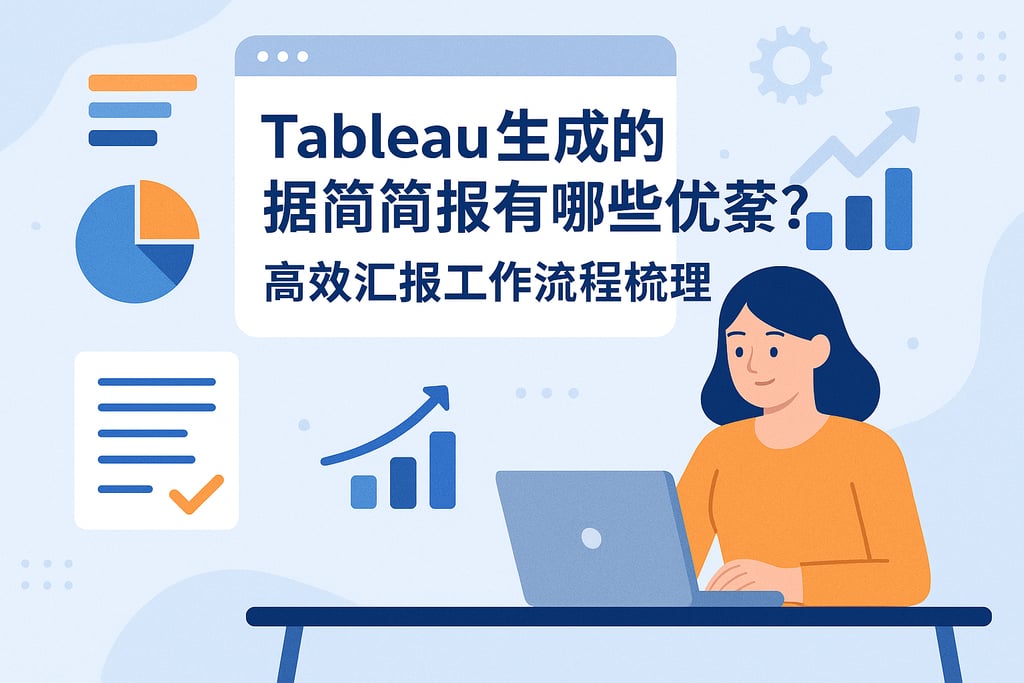 Tableau生成数据简报有哪些优势？高效汇报工作流程梳理