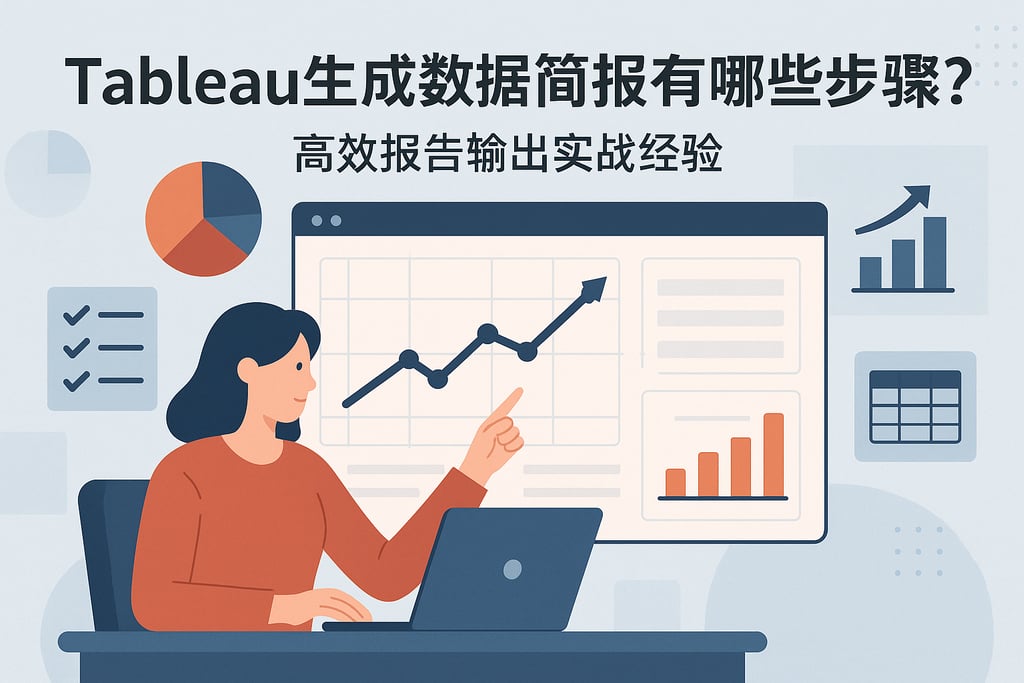 Tableau生成数据简报有哪些步骤？高效报告输出实战经验