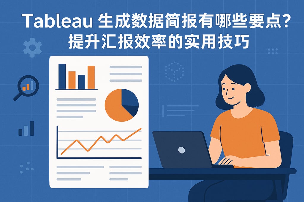 Tableau生成数据简报有哪些要点？提升汇报效率的实用技巧