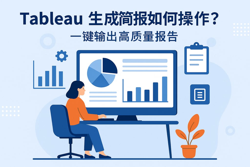 Tableau生成简报如何操作？一键输出高质量报告