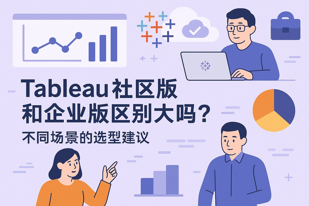 Tableau社区版和企业版区别大吗？不同场景的选型建议