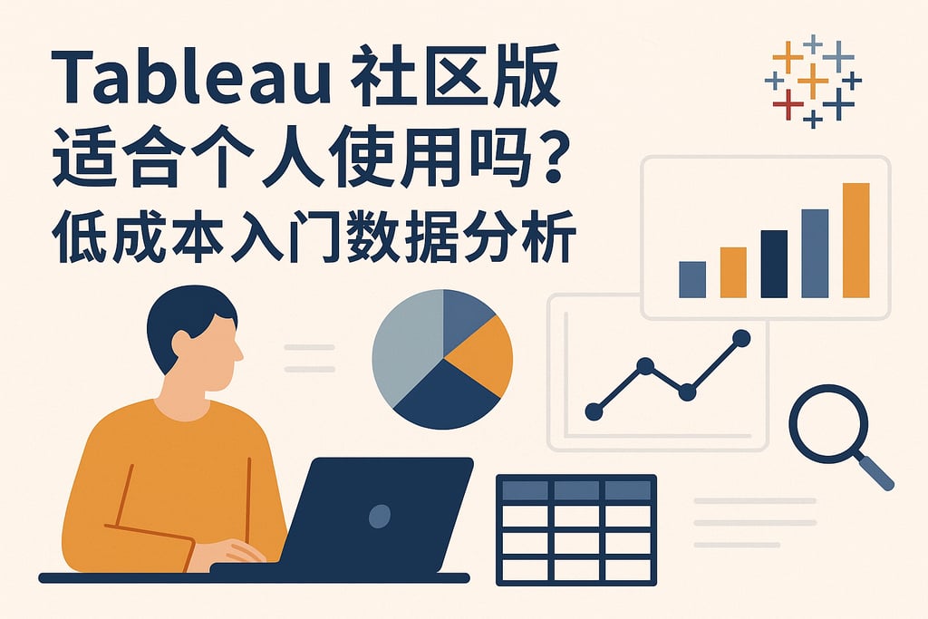 Tableau社区版适合个人使用吗？低成本入门数据分析