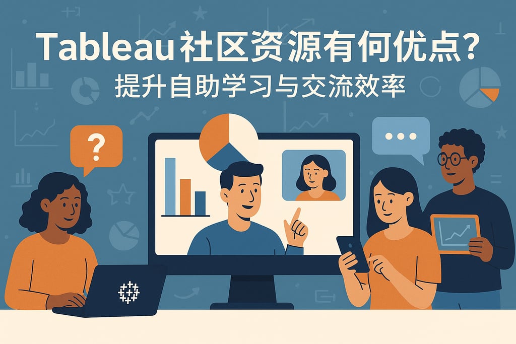 Tableau社区资源有哪些优点？提升自助学习与交流效率