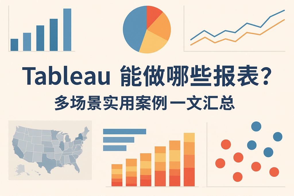 Tableau能做哪些报表？多场景实用案例一文汇总