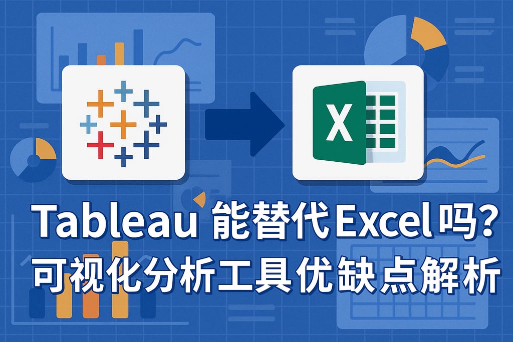 Tableau能替代Excel吗？可视化分析工具优缺点解析