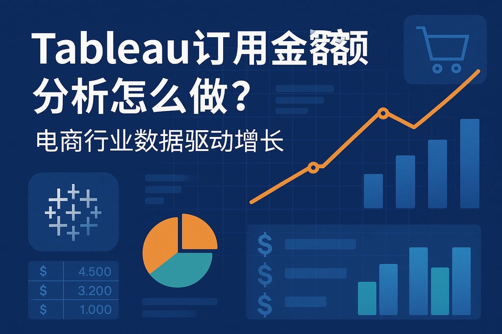 Tableau订单金额分析怎么做？电商行业数据驱动增长