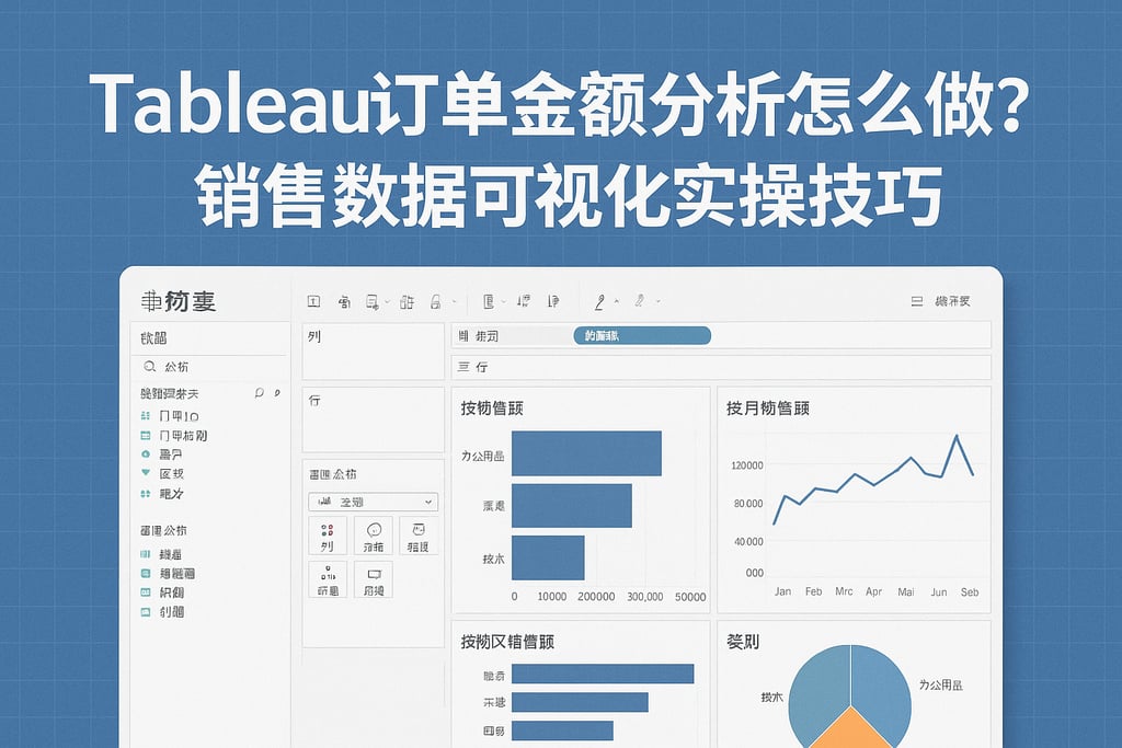 Tableau订单金额分析怎么做？销售数据可视化实操技巧