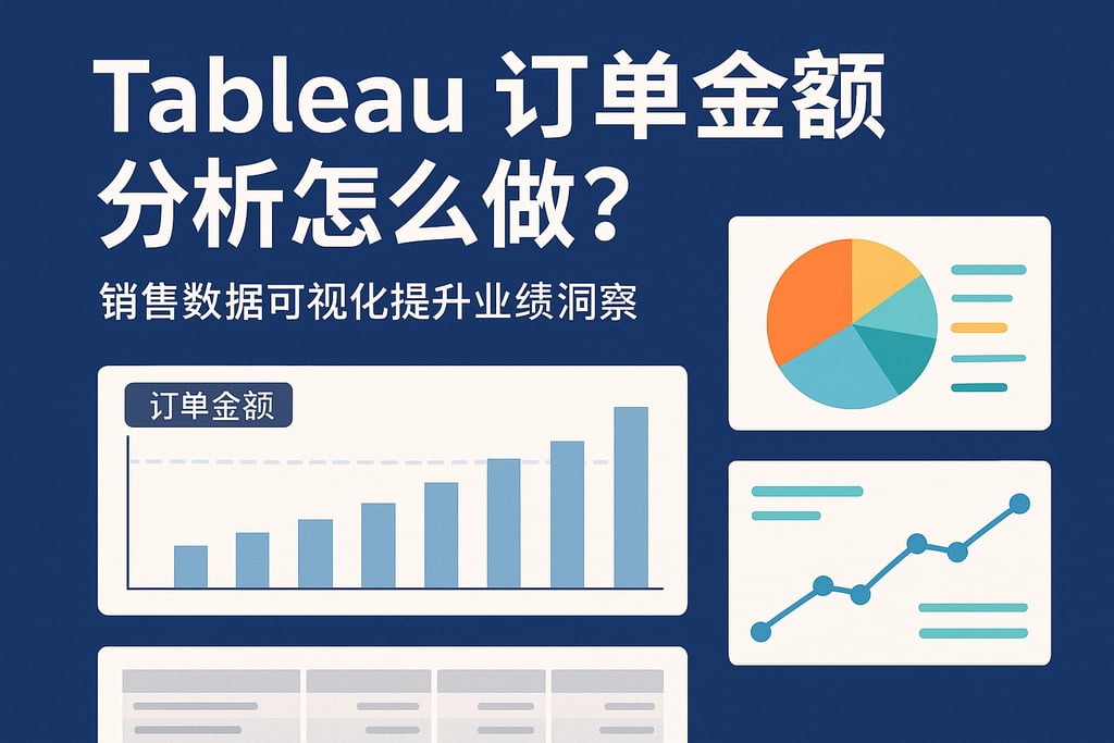 Tableau订单金额分析怎么做？销售数据可视化提升业绩洞察