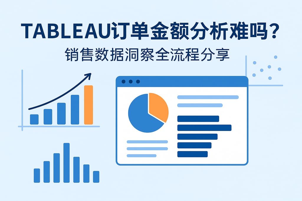 Tableau订单金额分析难吗？销售数据洞察全流程分享