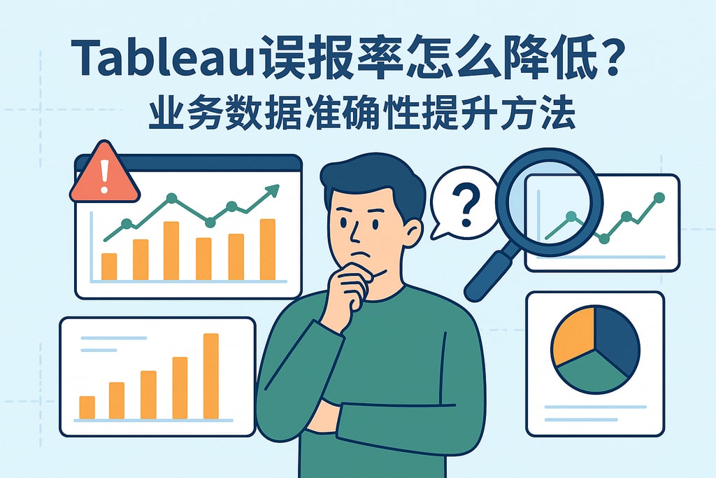Tableau误报率怎么降低？业务数据准确性提升方法