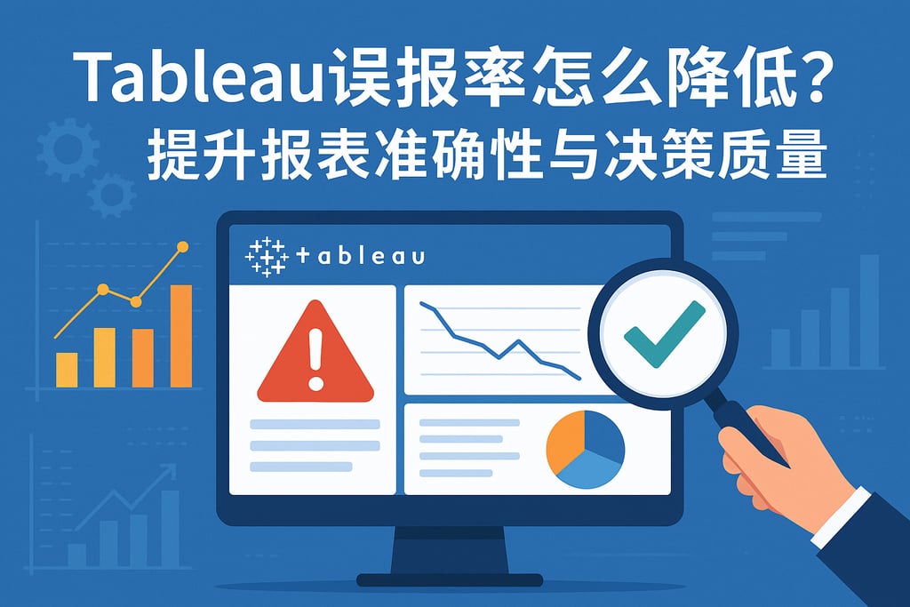 Tableau误报率怎么降低？提升报表准确性与决策质量。