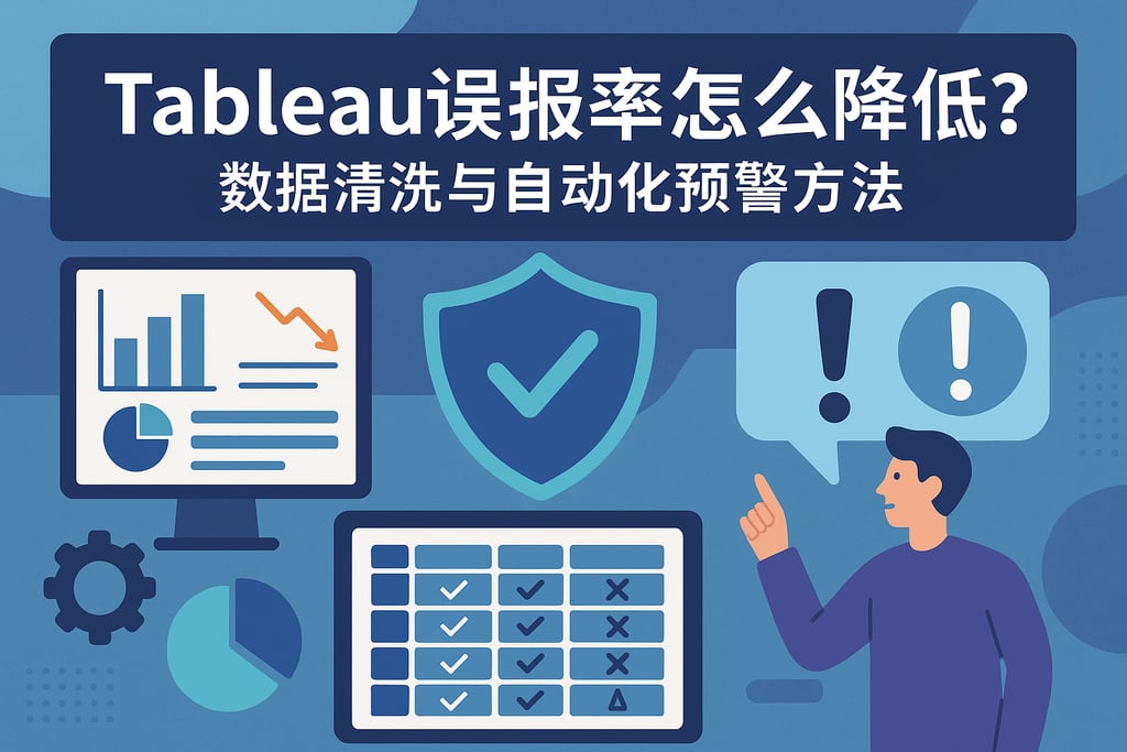 Tableau误报率怎么降低？数据清洗与自动化预警方法