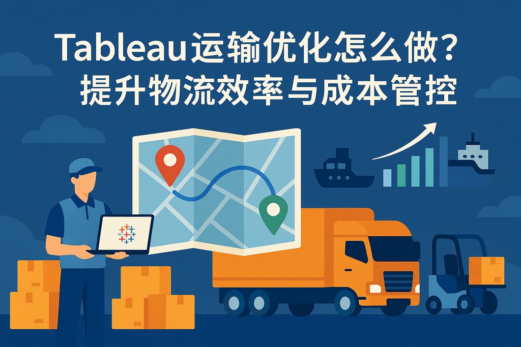 Tableau运输优化怎么做？提升物流效率与成本管控