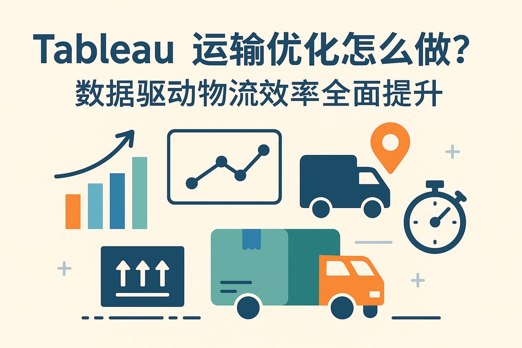 Tableau运输优化怎么做？数据驱动物流效率全面提升