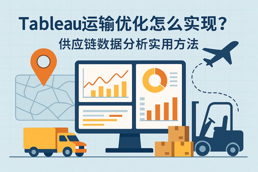 Tableau运输优化怎么实现？供应链数据分析实用方法