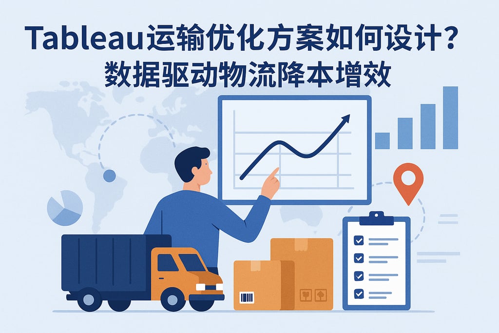 Tableau运输优化方案如何设计？数据驱动物流降本增效