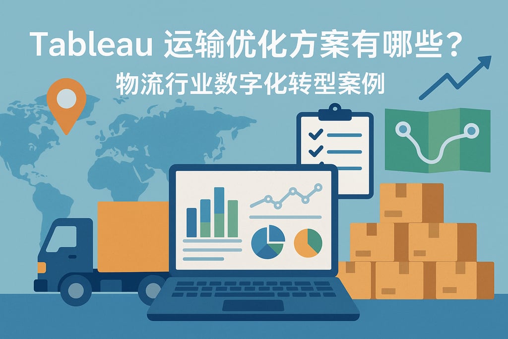 Tableau运输优化方案有哪些？物流行业数字化转型案例