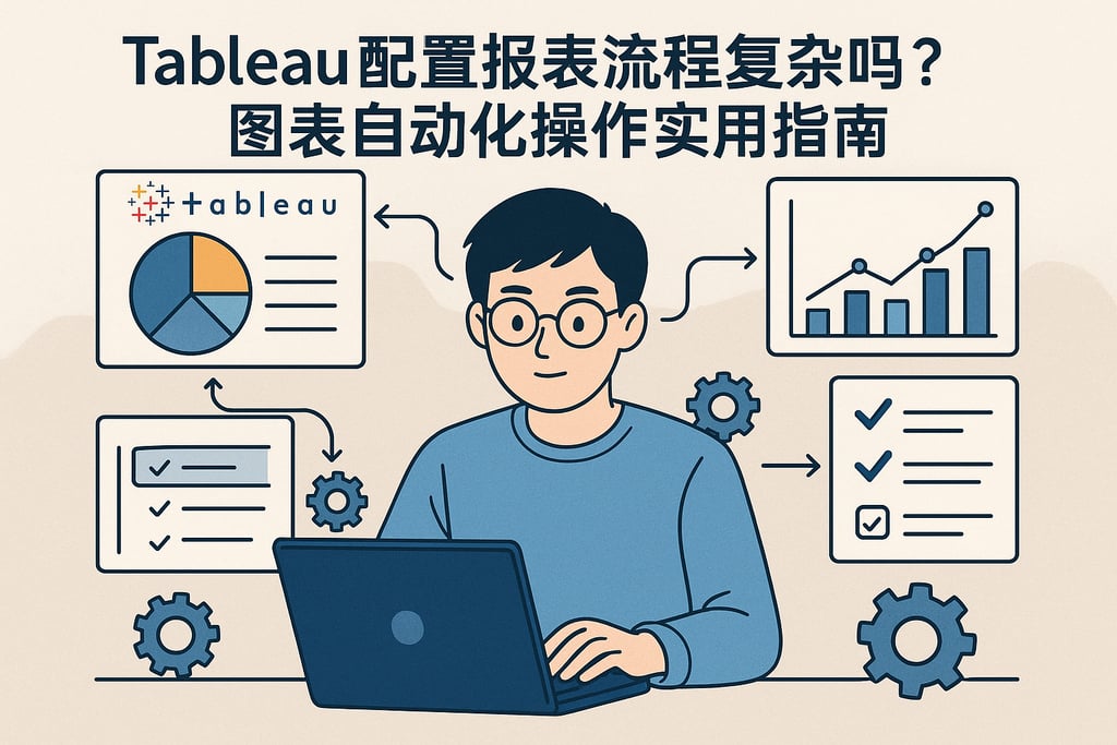 Tableau配置报表流程复杂吗？图表自动化操作实用指南