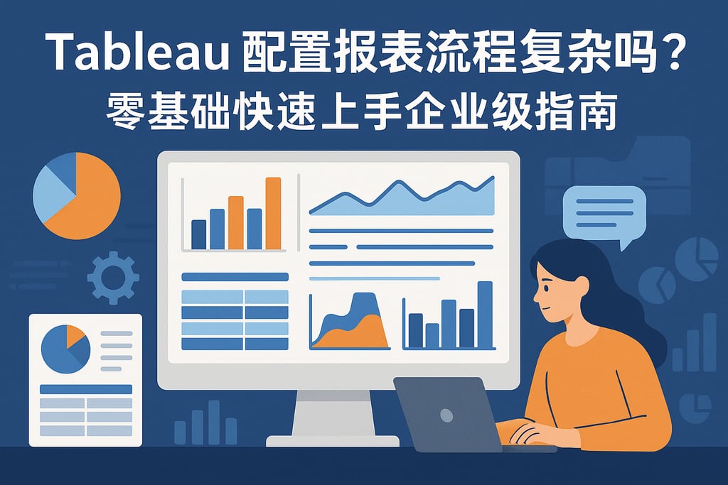 Tableau配置报表流程复杂吗？零基础快速上手企业级指南