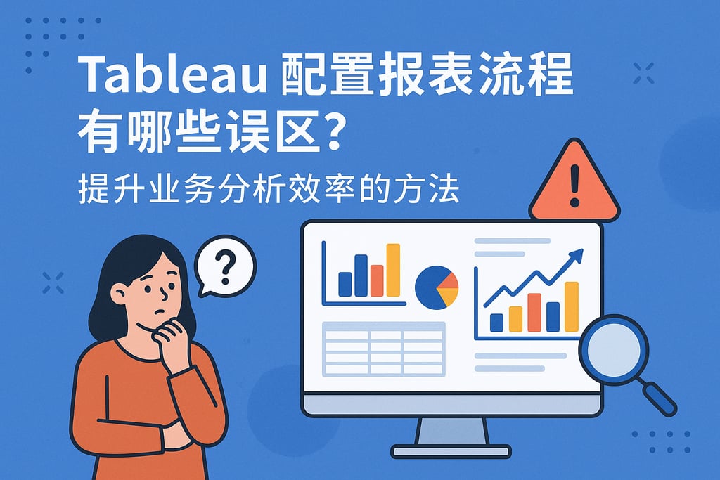 Tableau配置报表流程有哪些误区？提升业务分析效率的方法