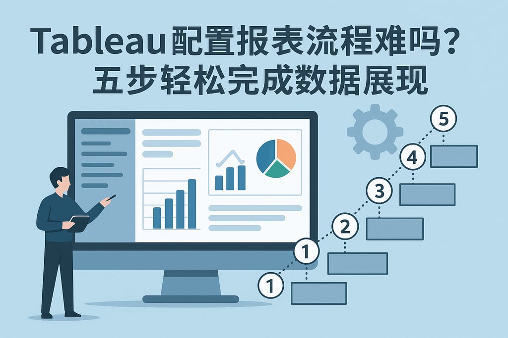 Tableau配置报表流程难吗？五步轻松完成数据展现