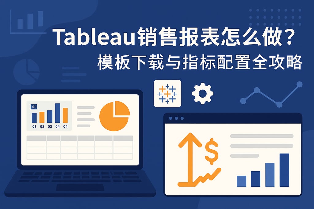 Tableau销售报表怎么做？模板下载与指标配置全攻略