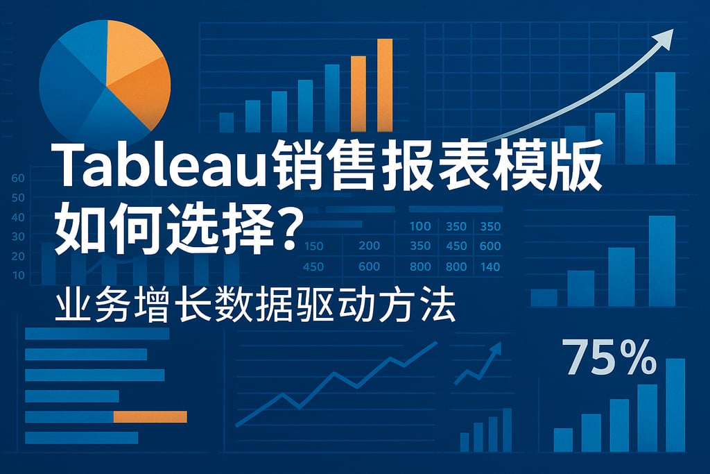 Tableau销售报表模板如何选择？业务增长数据驱动方法