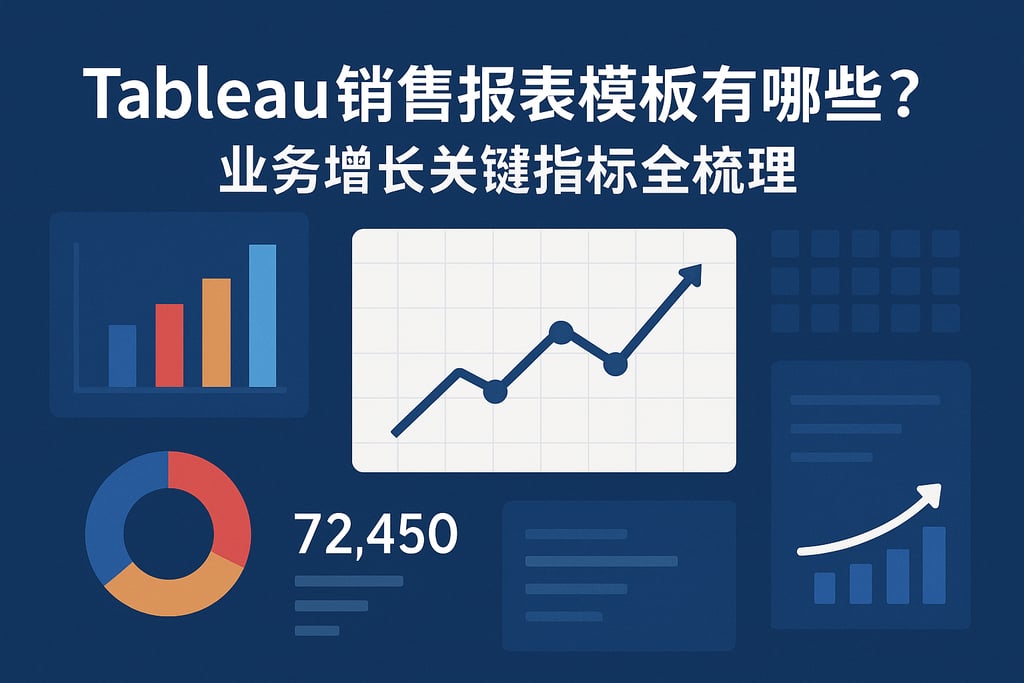 Tableau销售报表模板有哪些？业务增长关键指标全梳理