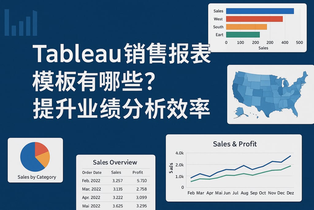 Tableau销售报表模板有哪些？提升业绩分析效率