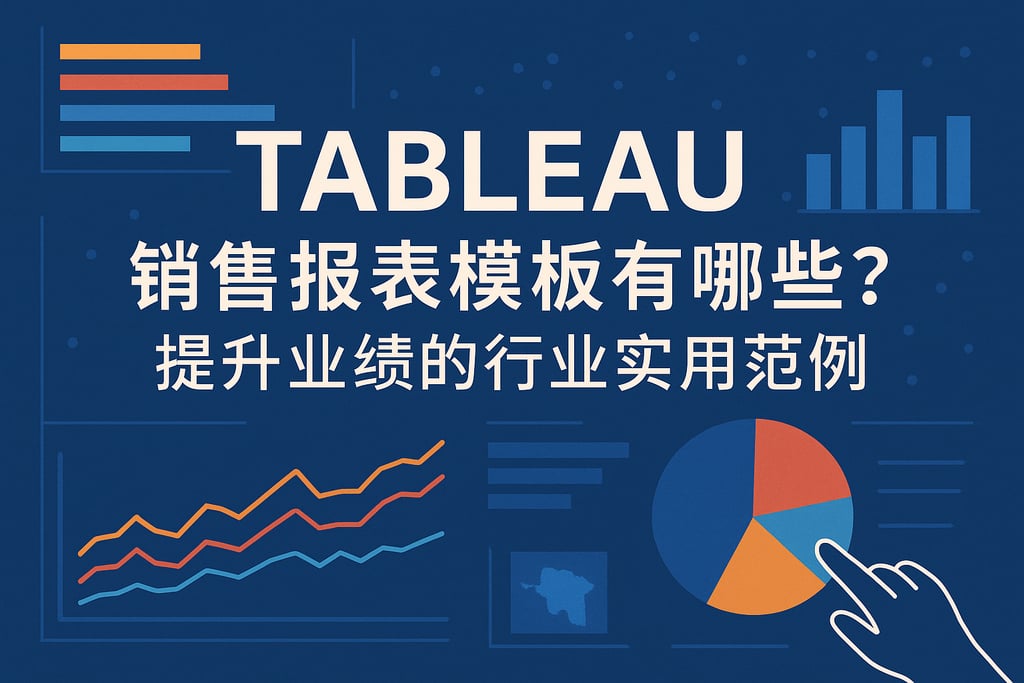Tableau销售报表模板有哪些？提升业绩的行业实用范例