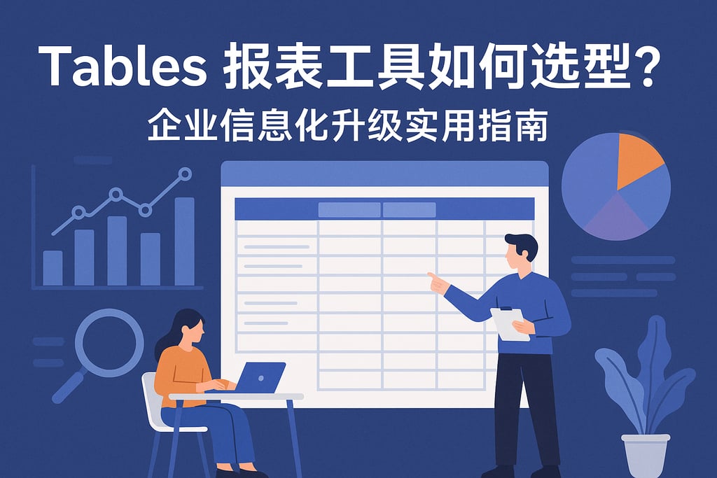 Tables报表工具如何选型？企业信息化升级实用指南