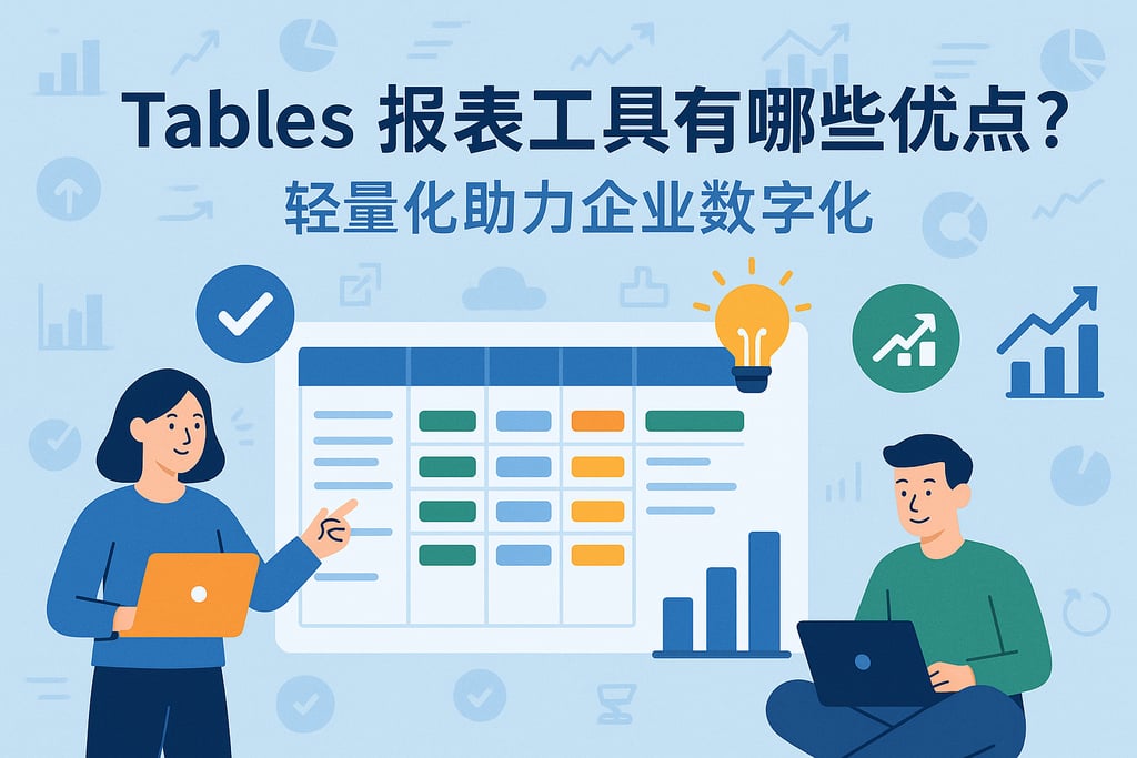 Tables报表工具有哪些优点？轻量化助力企业数字化